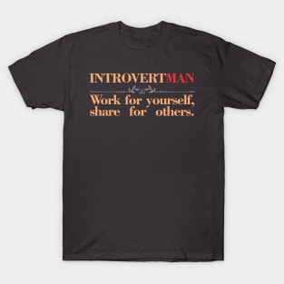 Introvert Sosial Interaction T-Shirt